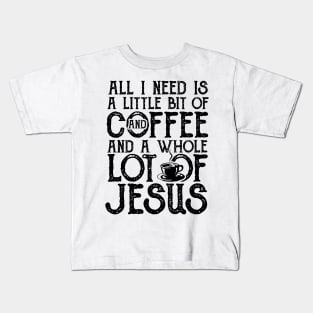 'A Whole Lot Of Jesus' Amazing Christians Cross Kids T-Shirt